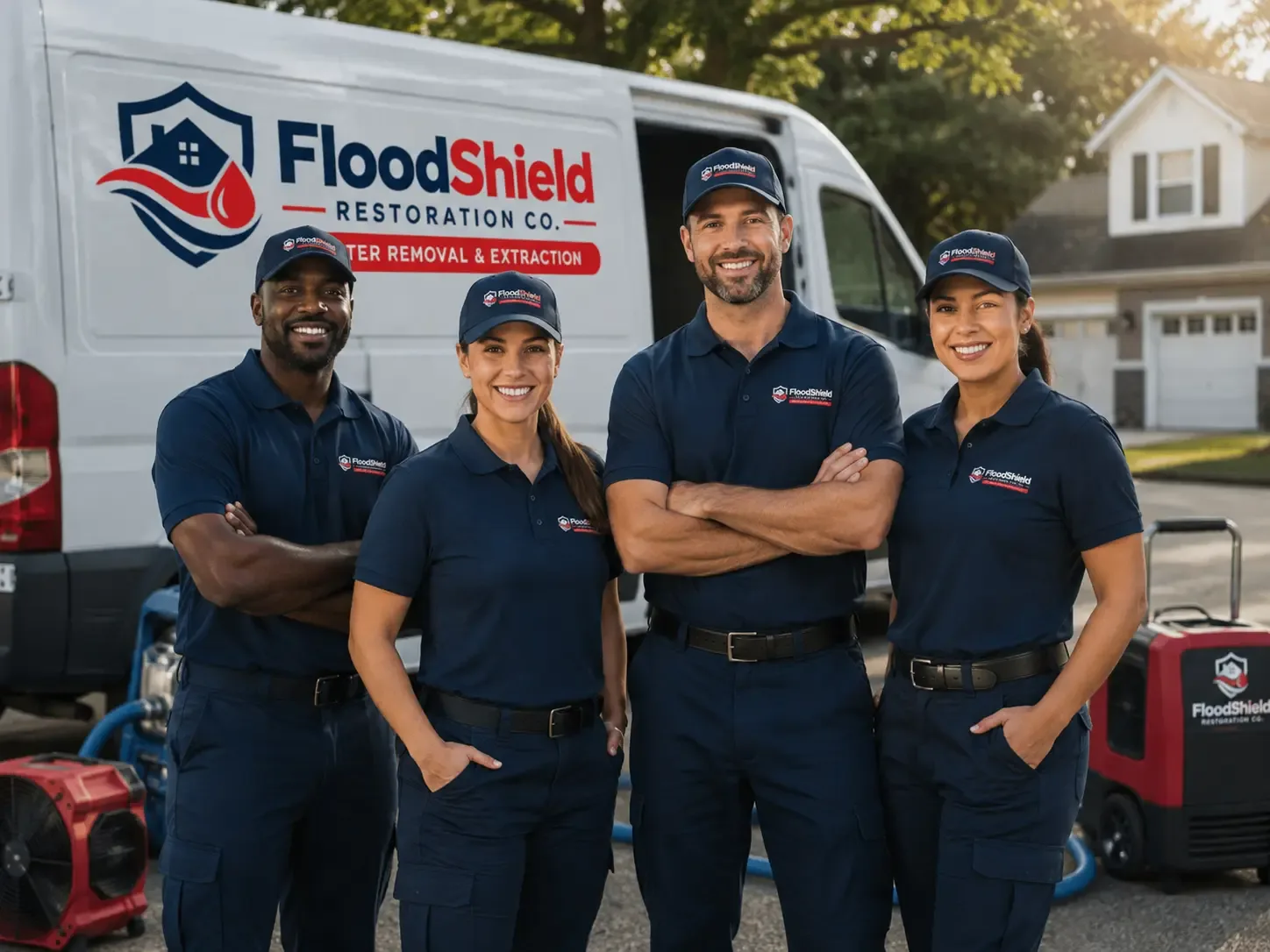 Flood Damage Restoration company in Amesville, OH